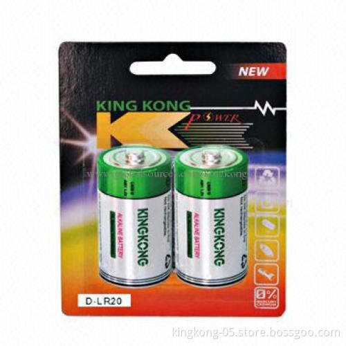 Environment Protected 1.5V Alkaline Batteries, 2,000/2,400 Minutes Discharge Time